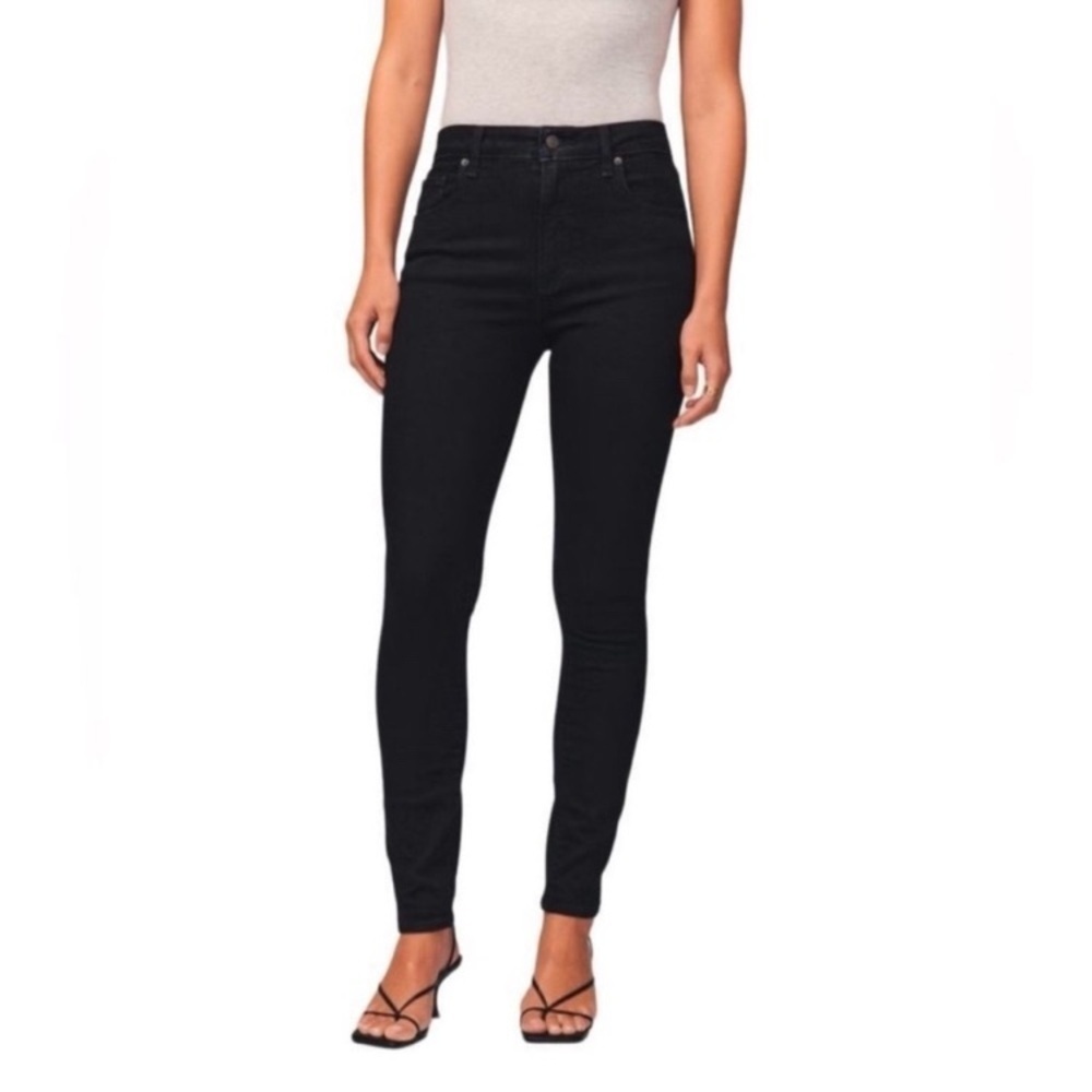 Abercrombie & Fitch Black Skinny Jeans High-Waisted High Rise 26 2R